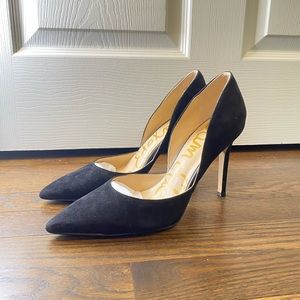 Black Suede Sam Edelman Pumps